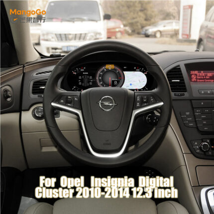 Mangogo 12.3.inch for  Opel  Insignia  2010-2014  Car Speedometer LCD Instrument Cluster Dashboard