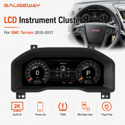 Gaugeway12.3-inch GMC Terrain 2010-2017  Automotive digital cluster Original  Dashboard